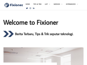 'fixioner.com' screenshot