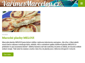 'varimesmarcelou.cz' screenshot