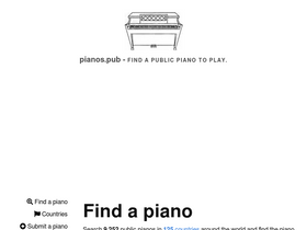 'pianos.pub' screenshot