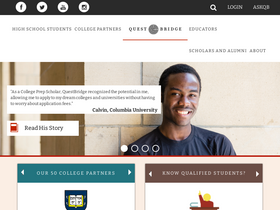 'questbridge.org' screenshot