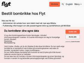 'flytpass.no' screenshot