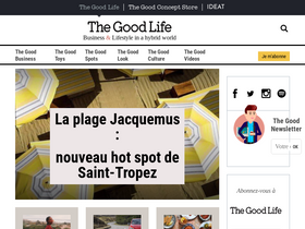 'thegoodlife.fr' screenshot