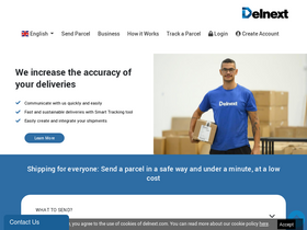 'delnext.com' screenshot