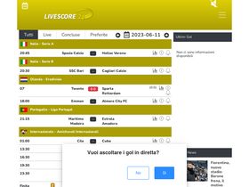 'livescore24.it' screenshot