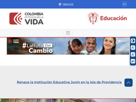 'mineducacion.gov.co' screenshot