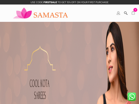 samasta.in homepage screenshot