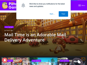 'mypotatogames.com' screenshot