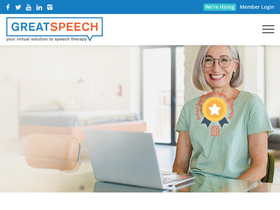 'greatspeech.com' screenshot