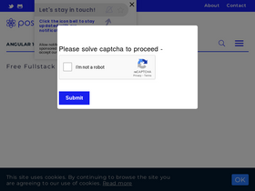 'positronx.io' screenshot