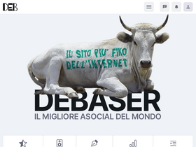 'debaser.it' screenshot