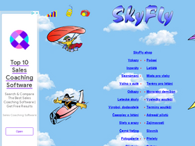 'skyfly.cz' screenshot