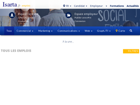 'isarta.fr' screenshot