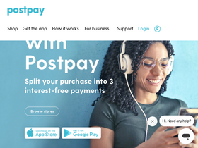'postpay.io' screenshot