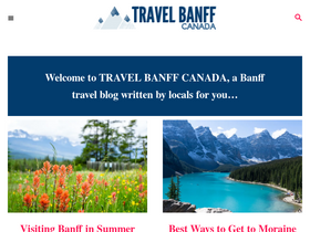 'travelbanffcanada.com' screenshot