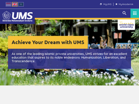 'ums.ac.id' screenshot