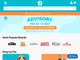 'petwarehouse.ph' screenshot
