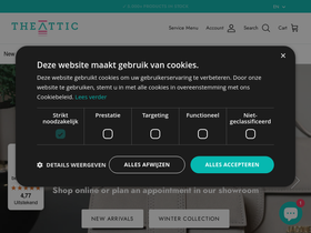 The Attic Streetwear website screenshot