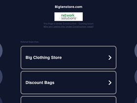 'bigtenstore.com' screenshot