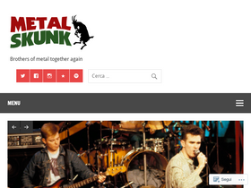'metalskunk.com' screenshot