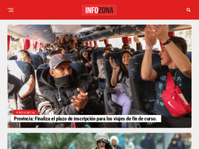 'infozona.com.ar' screenshot