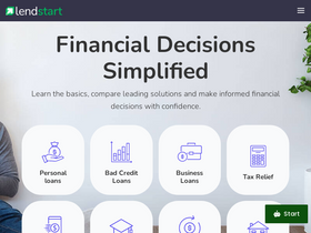 'lendstart.com' screenshot