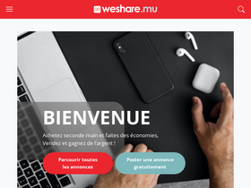 'weshare.mu' screenshot
