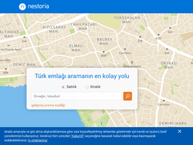 'nestoria.com.tr' screenshot
