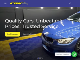 cbkmotors.co.za homepage screenshot
