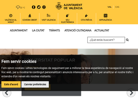 'valencia.es' screenshot