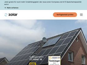'zolar.de' screenshot