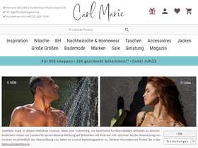 'carlmarie.de' screenshot