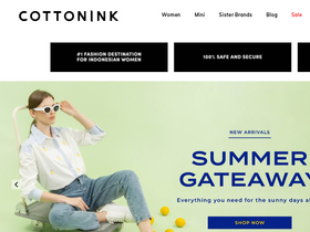 'cottonink.co.id' screenshot
