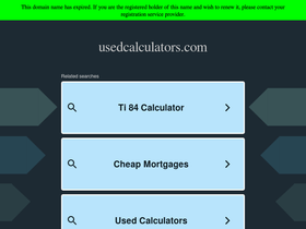 usedcalculators.com
