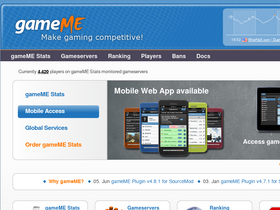 'gameme.com' screenshot