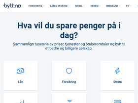 'bytt.no' screenshot