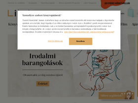 'libri.hu' screenshot