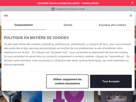 'chicco.fr' screenshot