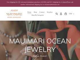 mauimari.com homepage screenshot