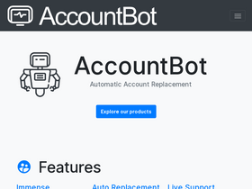 'accountbot.io' screenshot