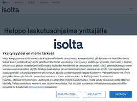 'isolta.fi' screenshot