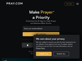 'pray.com' screenshot