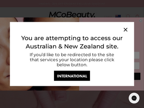 'mcobeauty.com' screenshot