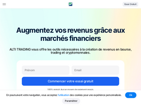 'alti-trading.fr' screenshot