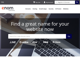 'enomcentral.com' screenshot