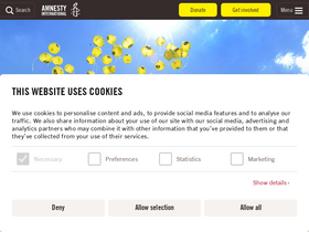 'amnesty.ch' screenshot