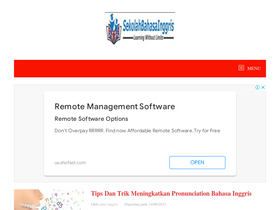 'sekolahbahasainggris.co.id' screenshot