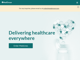 'medgrocer.com' screenshot