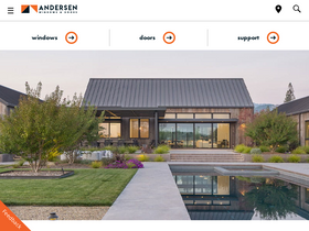 'andersenwindows.com' screenshot