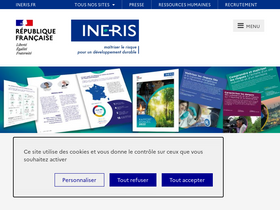 'ineris.fr' screenshot
