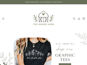 themommybarn.com homepage screenshot
